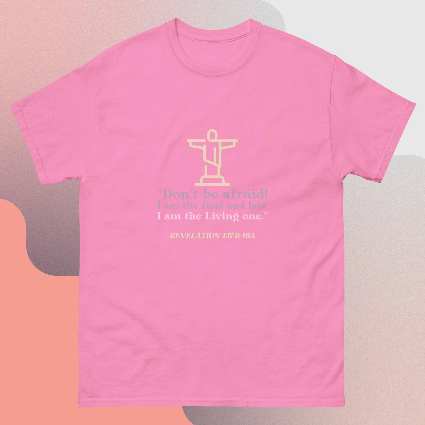 Religious quote Christ cross classic tee short sleeves unisex t-shirt - SexyCoca