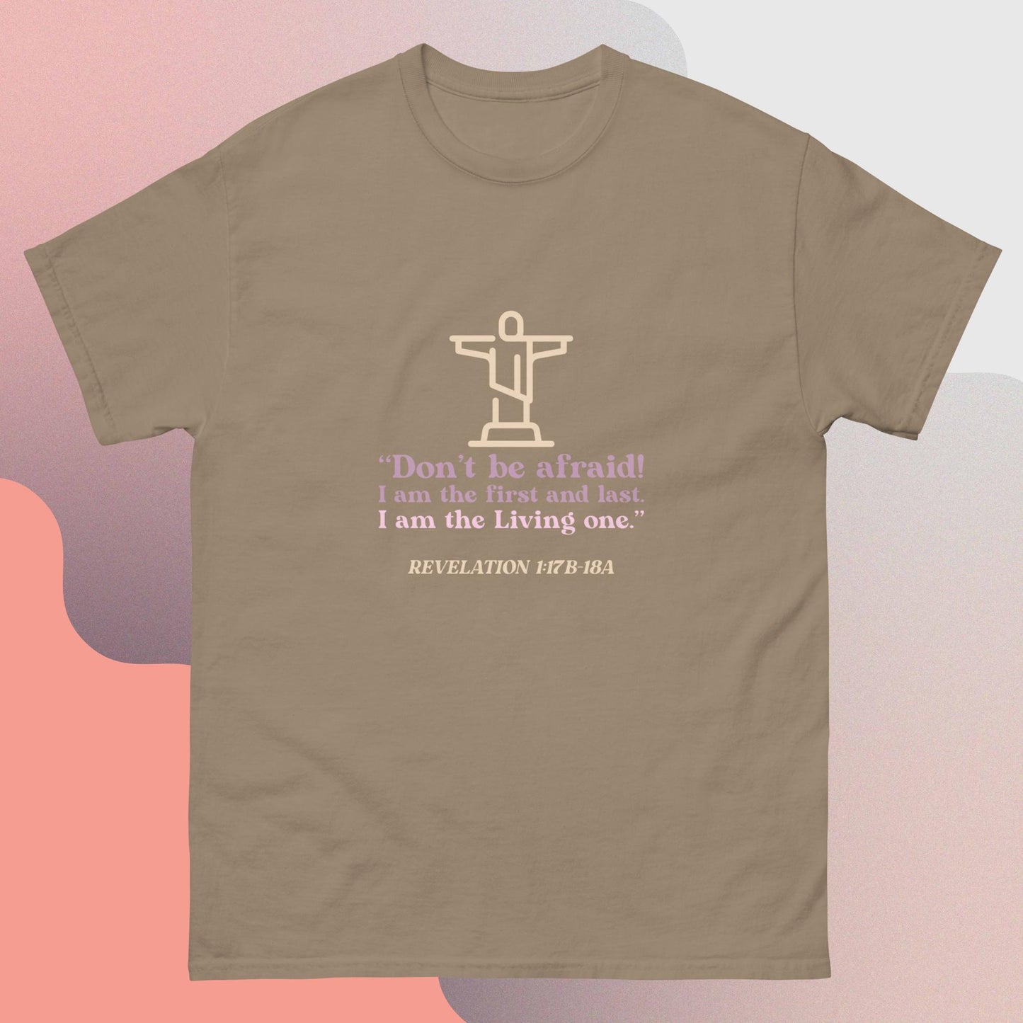 Religious quote Christ cross classic tee short sleeves unisex t-shirt - SexyCoca