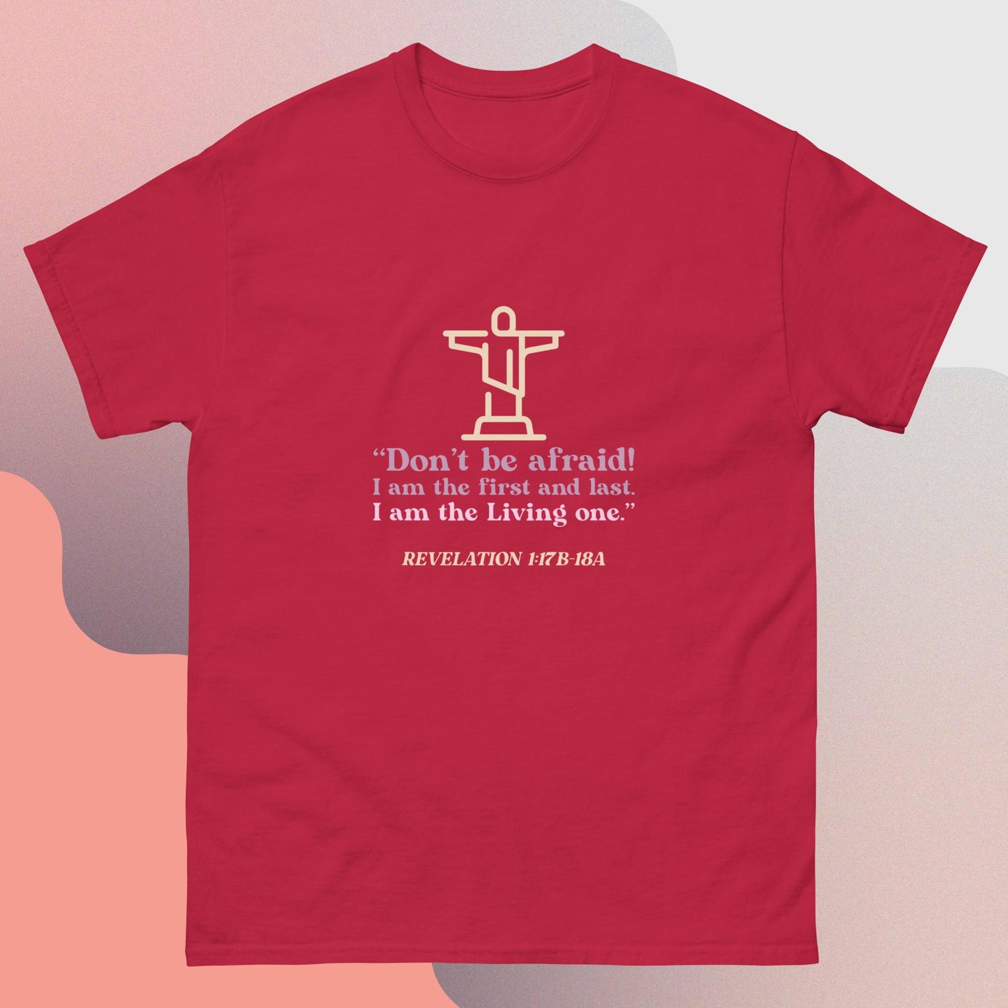 Religious quote Christ cross classic tee short sleeves unisex t-shirt - SexyCoca