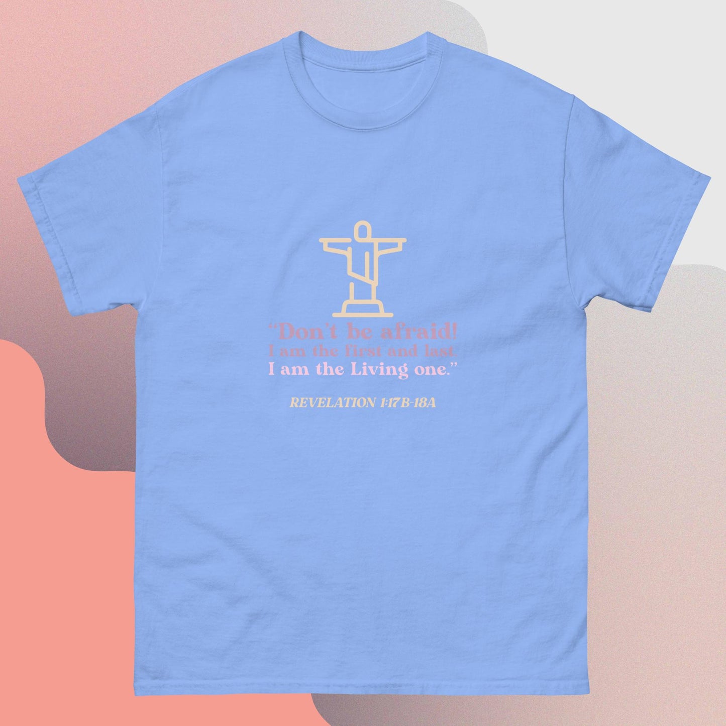 Religious quote Christ cross classic tee short sleeves unisex t-shirt - SexyCoca
