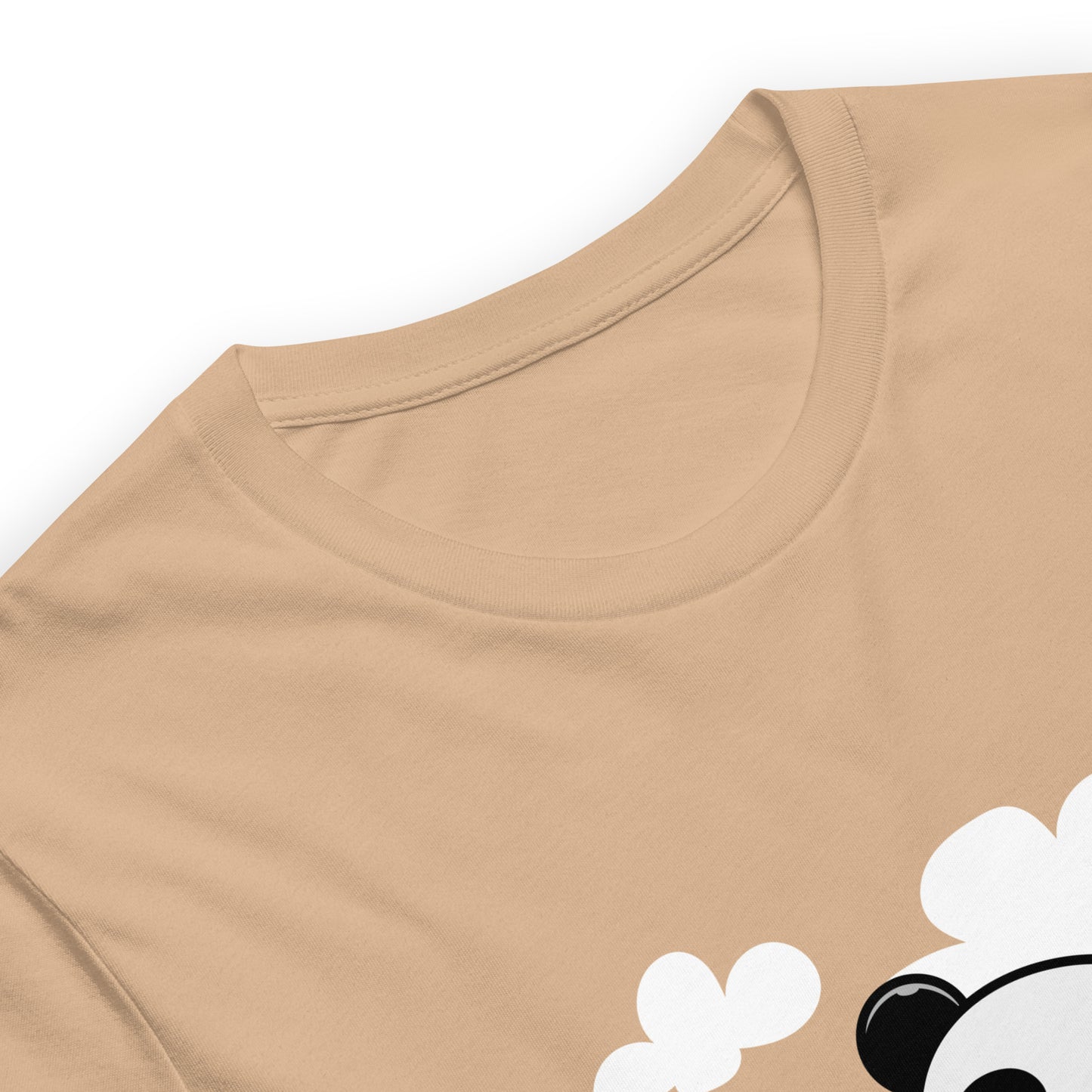 Cute kawaii panda holding a heart with cloud around classic tee short sleeves unisex t-shirt - SexyCoca