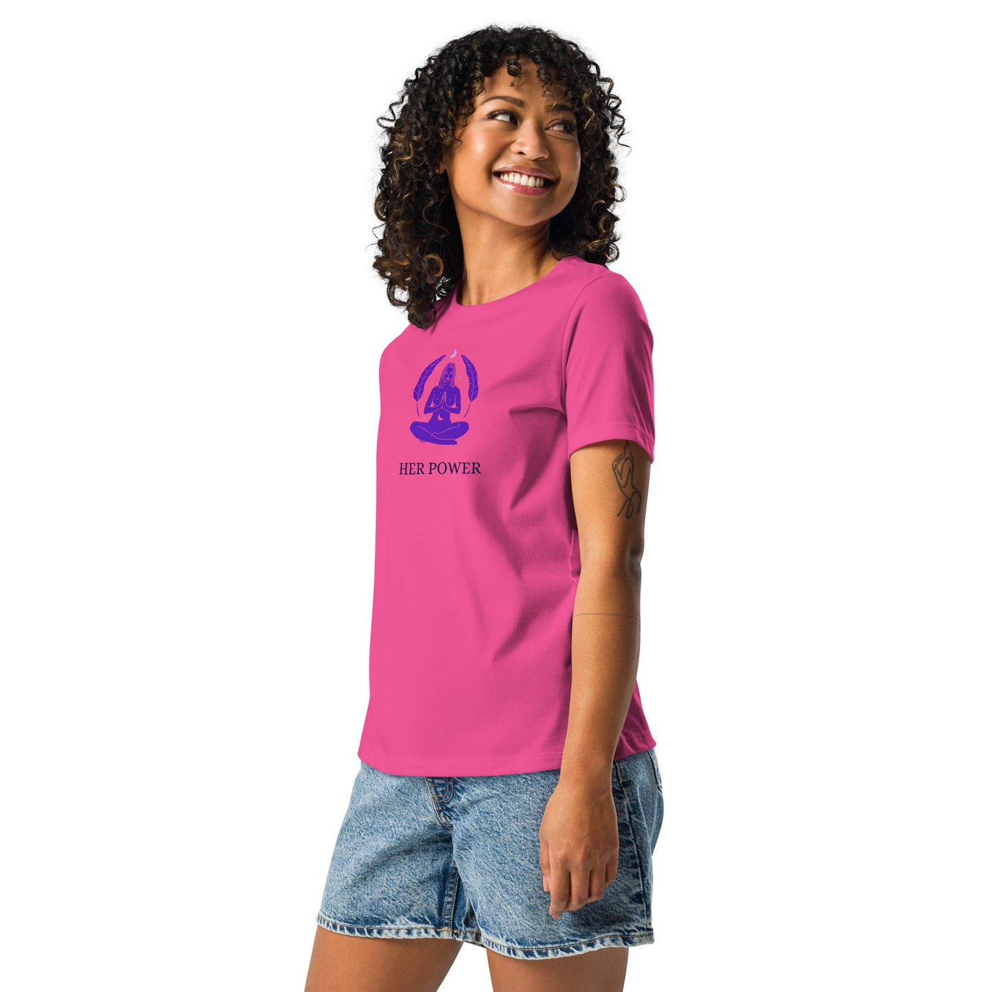 Her power classic tee short sleeves women's Relaxed T-Shirt