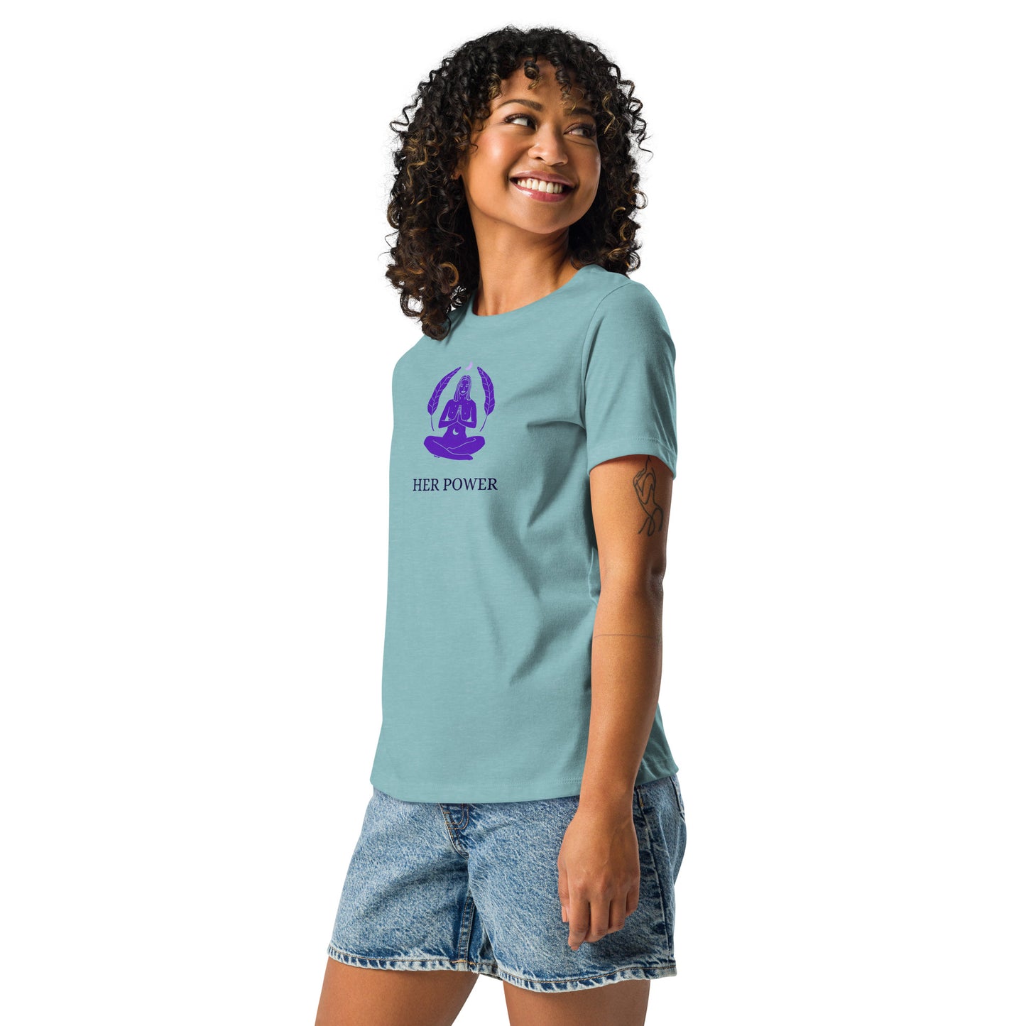 Her power classic tee short sleeves women's Relaxed T-Shirt