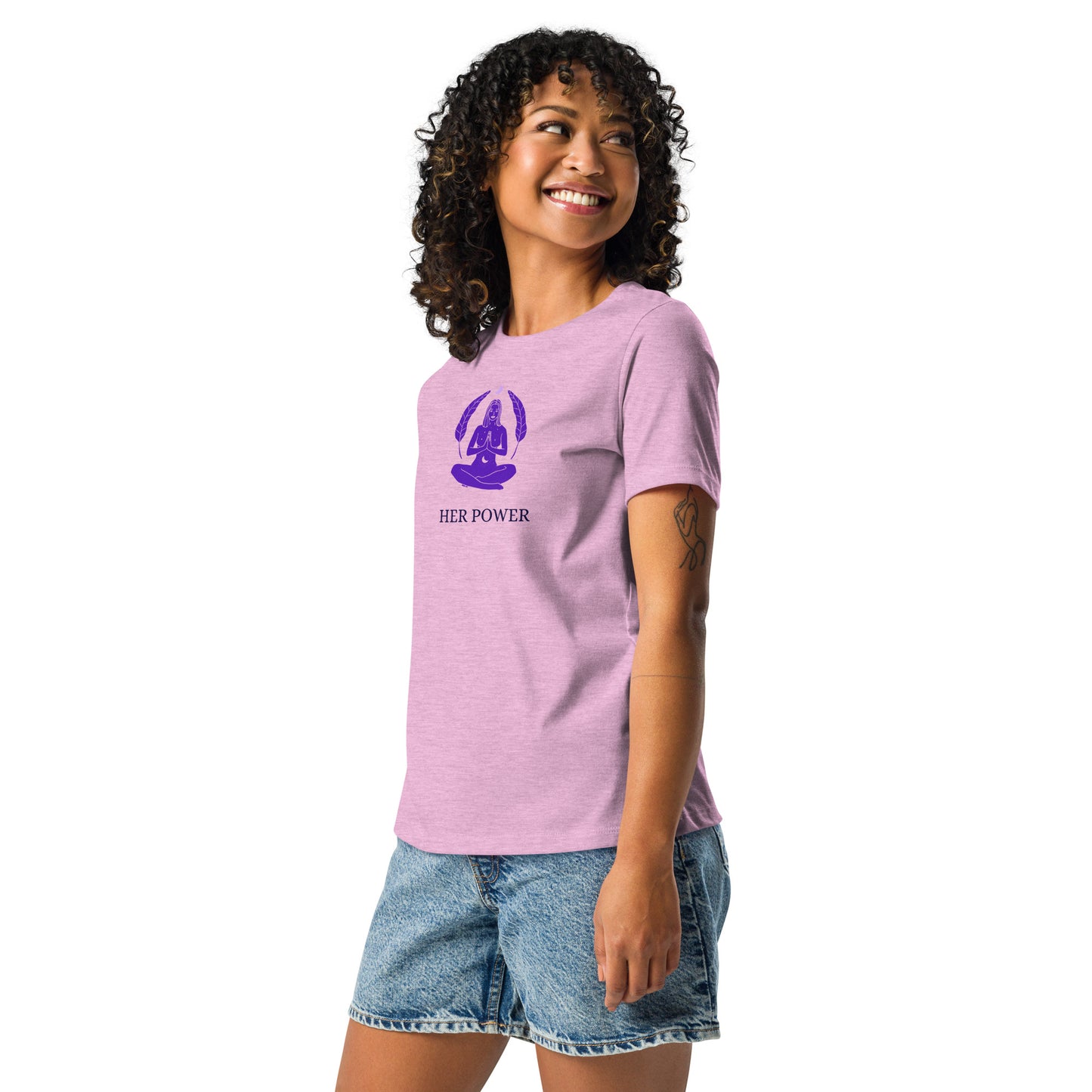 Her power classic tee short sleeves women's Relaxed T-Shirt