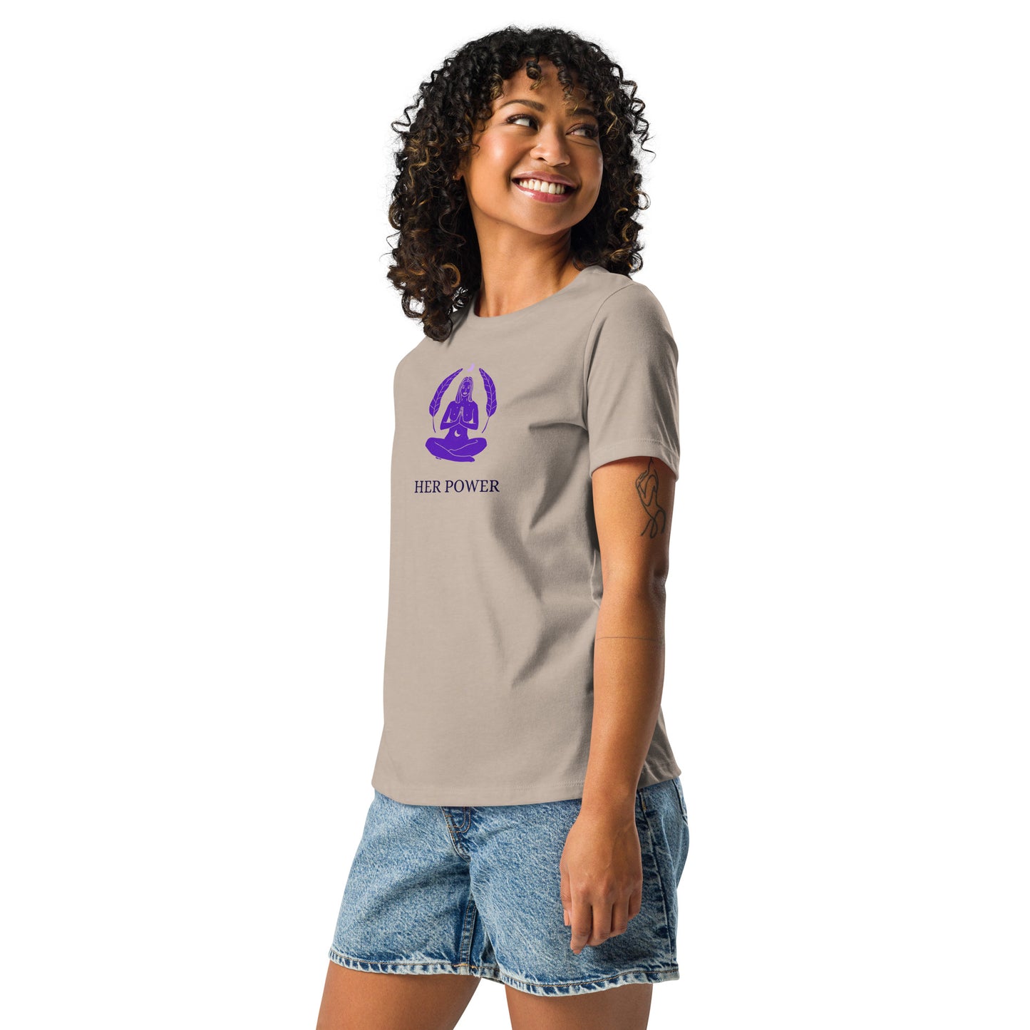 Her power classic tee short sleeves women's Relaxed T-Shirt