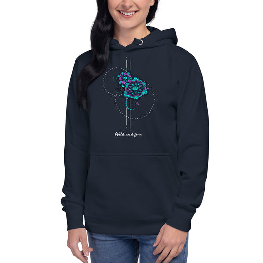 Flower mandala warm and soft unisex hoodie - SexyCoca