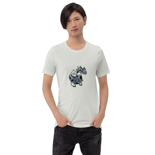 Fingerprint cute dragon classic tee short sleeves unisex t-shirt - SexyCoca